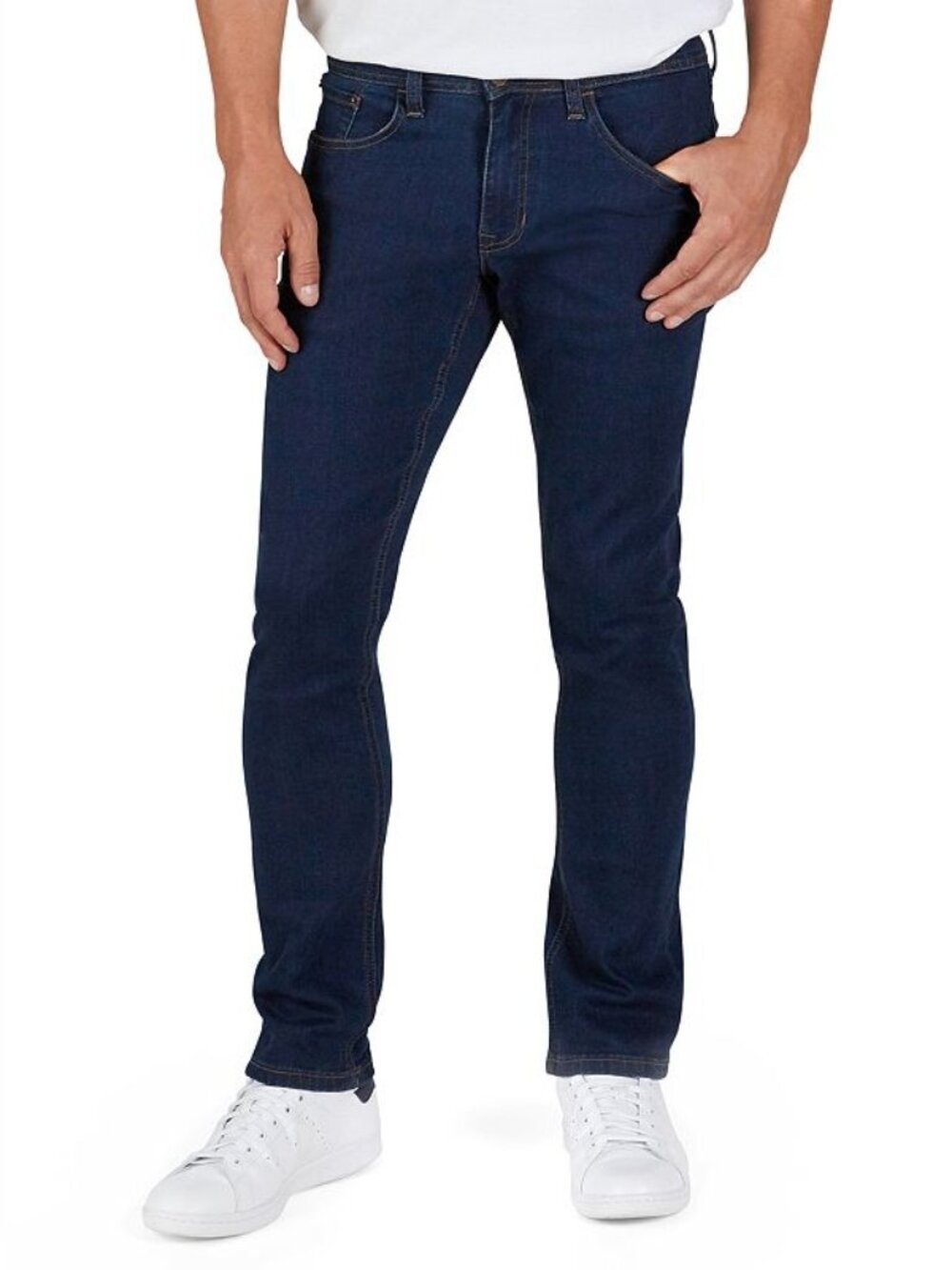 IZOD Straight-Fit Ultra-Soft SportFlex Performance Jeans, Size: 40W X 32L, Blue